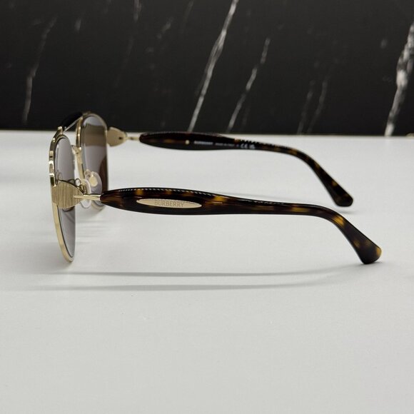 NEW BURBERRY BE3160 1109/73 GOLD BLACK UNISEX SUNGLASSES BURBERRY BE3160 110973 main image 10